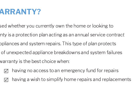 home warranty va